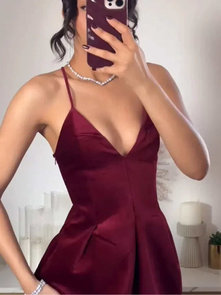 Sarina - Elegantes Partykleid mit schmalen Trägern