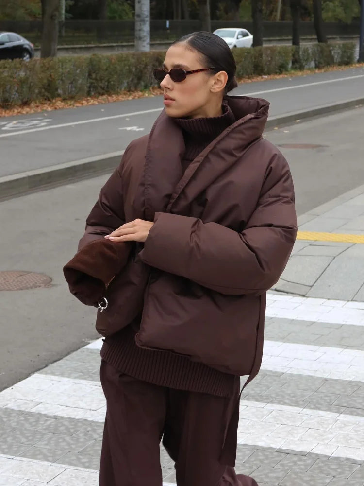 Korina - Pufferjacke mit Gürtel