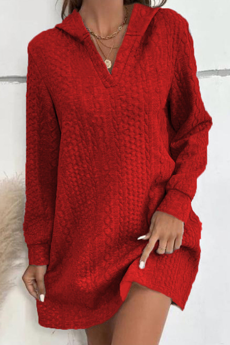 Julianna - Kuscheliges Kleid aus Fleece und Baumwolle