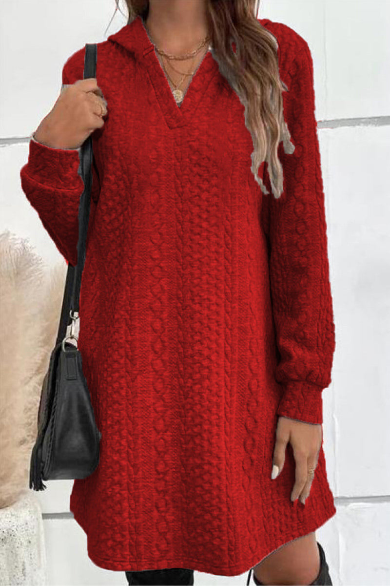 Julianna - Kuscheliges Kleid aus Fleece und Baumwolle