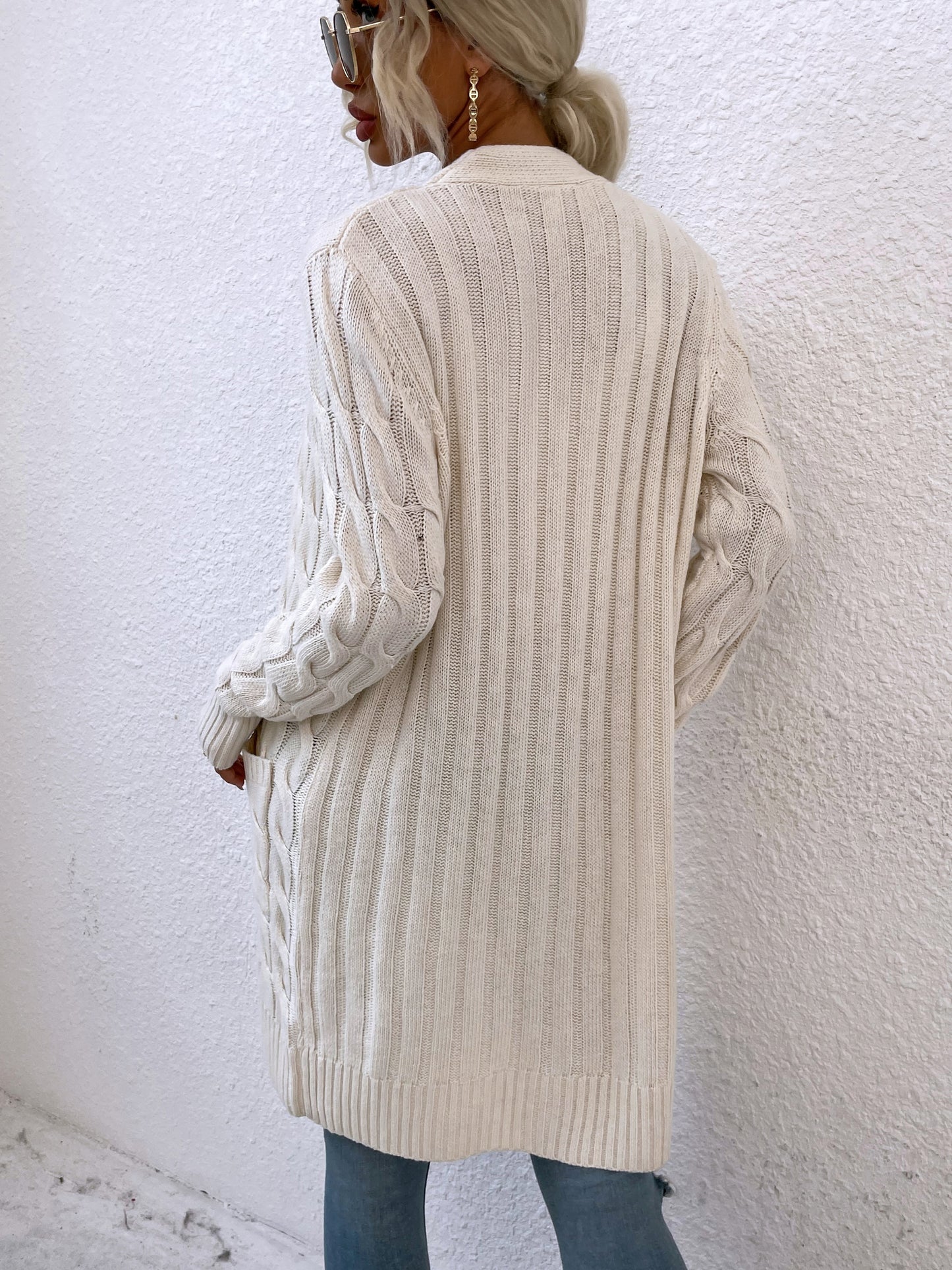 Ella Strickjacke gestrickt aus Baumwolle
