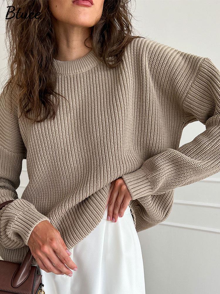 Leila - Eleganter Pullover aus Baumwollstrick