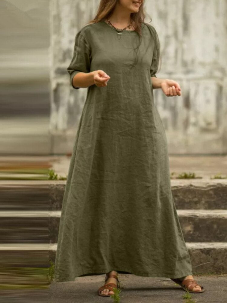 Andrea - Lässiges Kleid aus Baumwollmischung