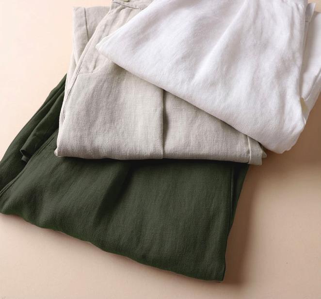 Maisie - Gekürzte Hose aus Baumwollmischung